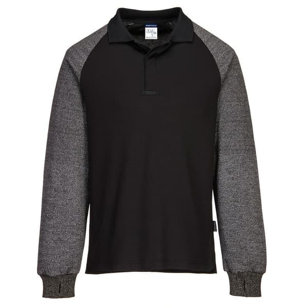 Portwest Polotröja för män Black S
