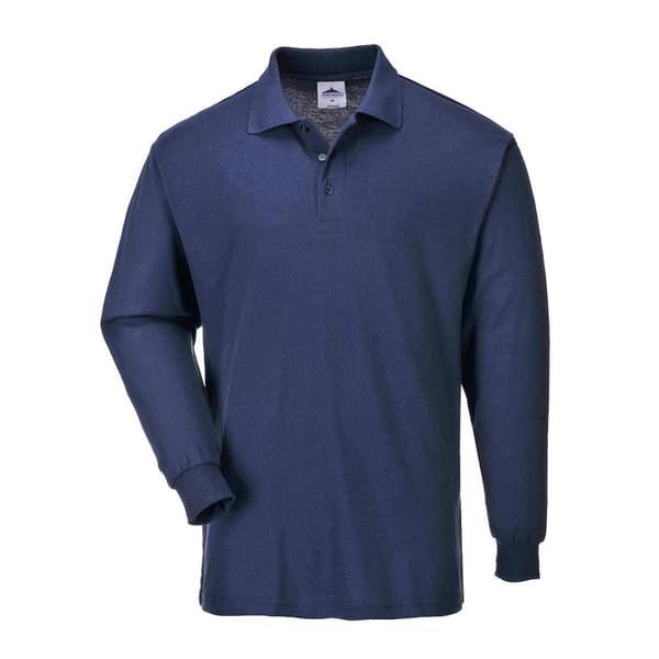 Portwest Genoa langærmet poloshirt til mænd