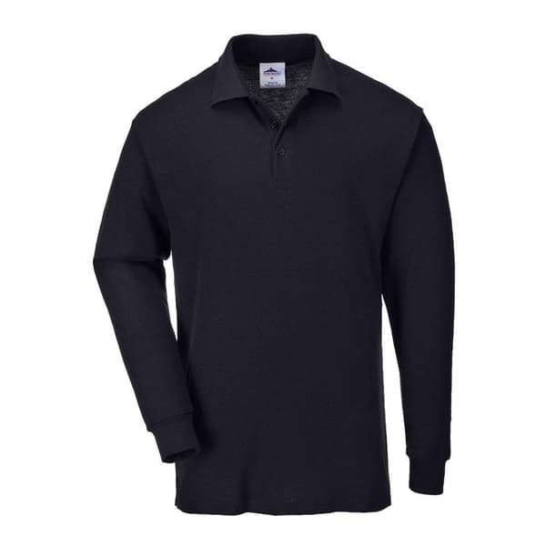 Portwest Genoa langærmet poloshirt til mænd