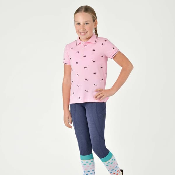 Dublin Childrens/Kids Elyse Short-Sleeved Polo Shirt
