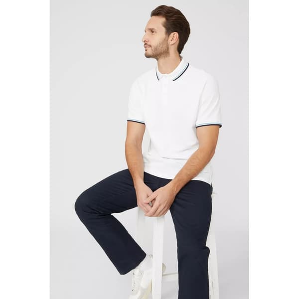 Maine Mens Pique Tipped Polo Shirt