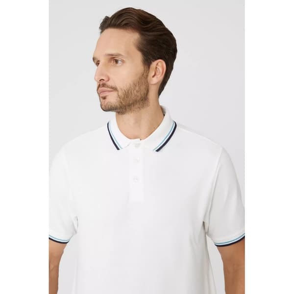 Maine Mens Pique Tipped Polo Shirt