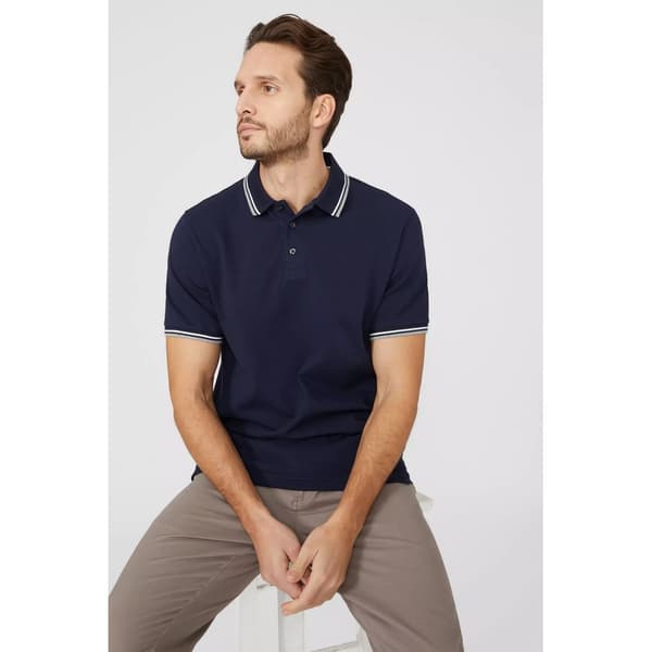 Maine Mens Pique Tipped Polo Shirt