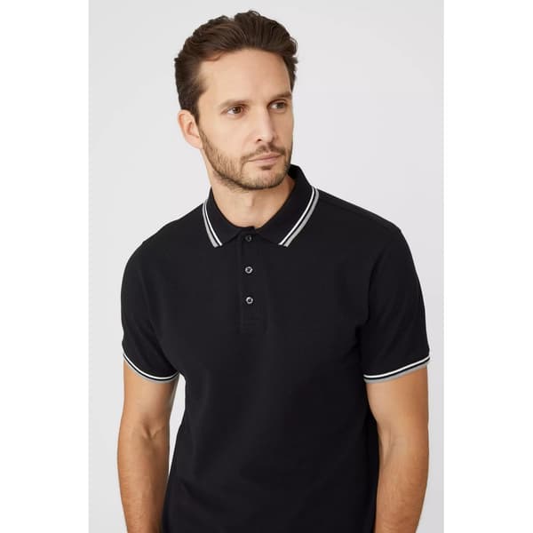 Maine Mens Pique Tipped Polo Shirt