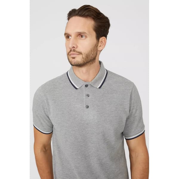 Maine Mens Pique Tipped Polo Shirt