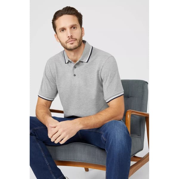 Maine Mens Pique Tipped Polo Shirt