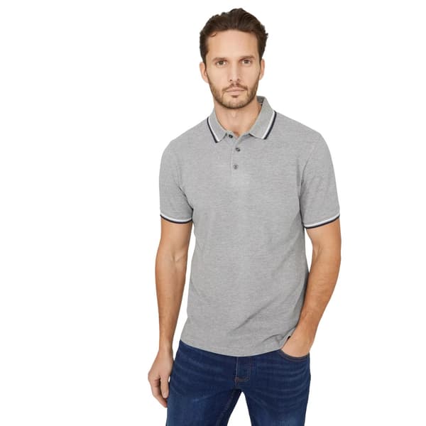 Maine Mens Pique Tipped Polo Shirt