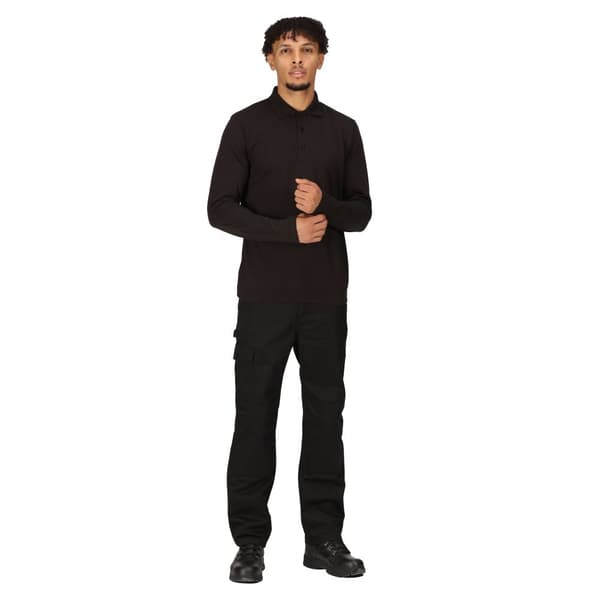 Regatta Mens Pro Long-Sleeved Polo Shirt
