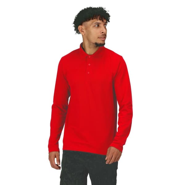 Regatta Mens Pro Long-Sleeved Polo Shirt