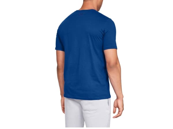Under Armour Boxed Sportstyle, T-skjorte, Voksen, Hankjønn, Blå, Monokromatisk, M