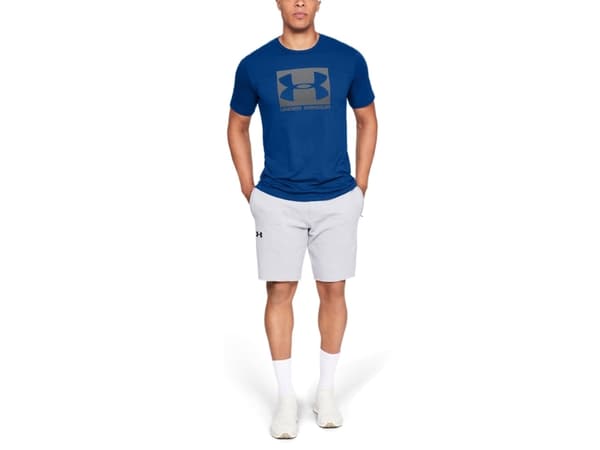 Under Armour Boxed Sportstyle, T-skjorte, Voksen, Hankjønn, Blå, Monokromatisk, M