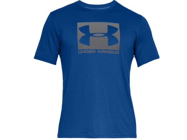 Under Armour Boxed Sportstyle, T-skjorte, Voksen, Hankjønn, Blå, Monokromatisk, M