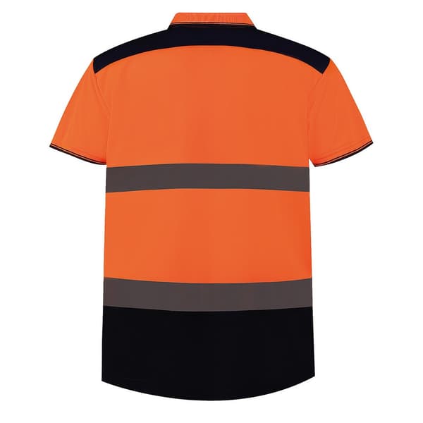 Yoko Mens Two Tone Hi-Vis Polo Shirt