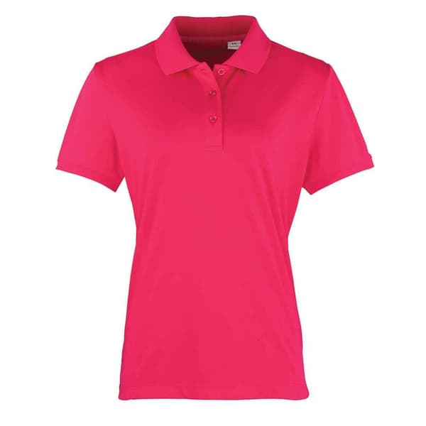 Premier Womens/Ladies Coolchecker Pique Polo Shirt
