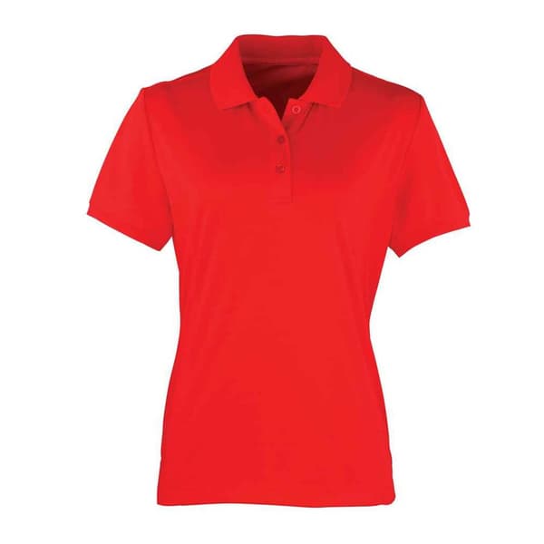 Premier Womens/Ladies Coolchecker Pique Polo Shirt