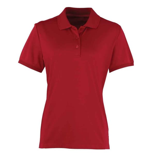 Premier Womens/Ladies Coolchecker Pique Polo Shirt