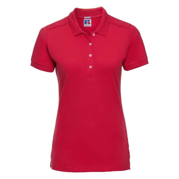 Russell Womens/Ladies Pique Stretch Polo Shirt