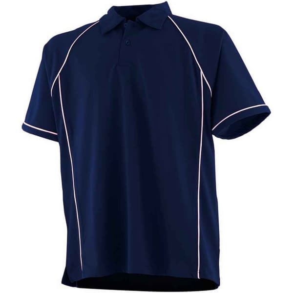 Finden & Hales Childrens/Kids Performance Contrast Piping Polo Shirt