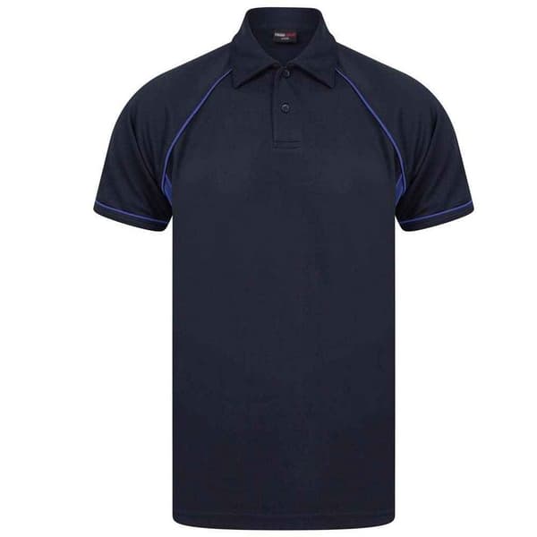 Finden & Hales Childrens/Kids Performance Contrast Piping Polo Shirt