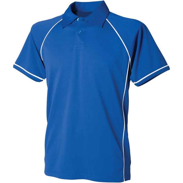 Finden & Hales Childrens/Kids Performance Contrast Piping Polo Shirt