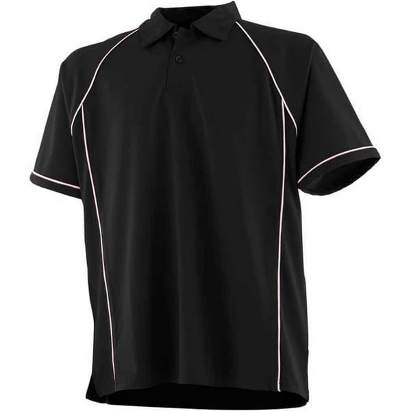 Finden & Hales Childrens/Kids Performance Contrast Piping Polo Shirt
