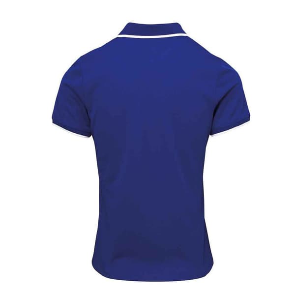 Premier Womens/Ladies Coolchecker Contrast Pique Polo Shirt
