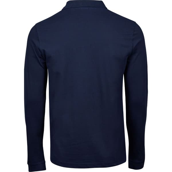 Tee Jays Mens Luxury Stretch Long-Sleeved Polo Shirt