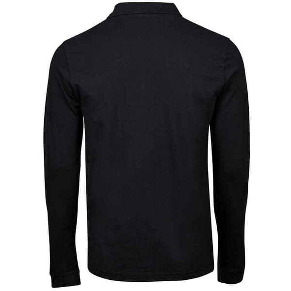 Tee Jays Mens Luxury Stretch Long-Sleeved Polo Shirt