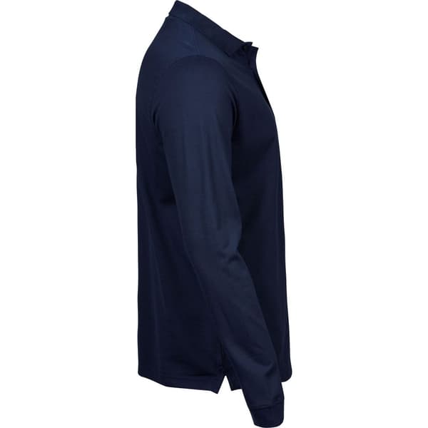 Tee Jays Mens Luxury Stretch Long-Sleeved Polo Shirt