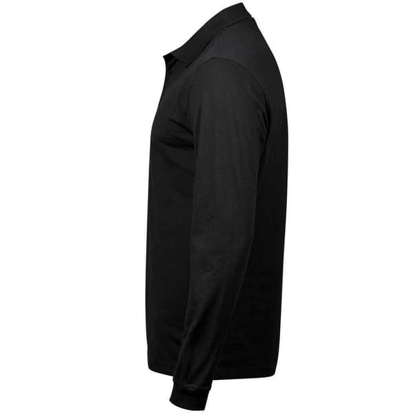 Tee Jays Mens Luxury Stretch Long-Sleeved Polo Shirt