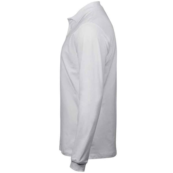 Tee Jays Mens Luxury Stretch Long-Sleeved Polo Shirt