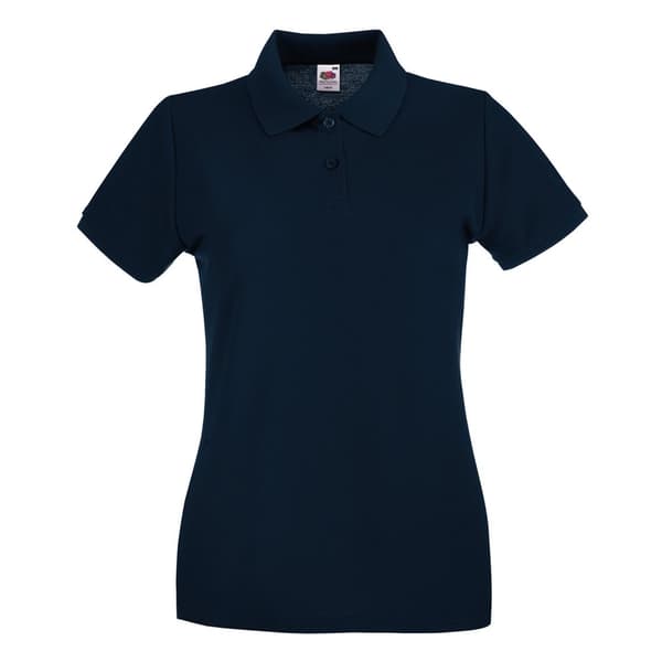Fruit of the Loom Dam/damer Premium Cotton Pique Lady Fit polotröja