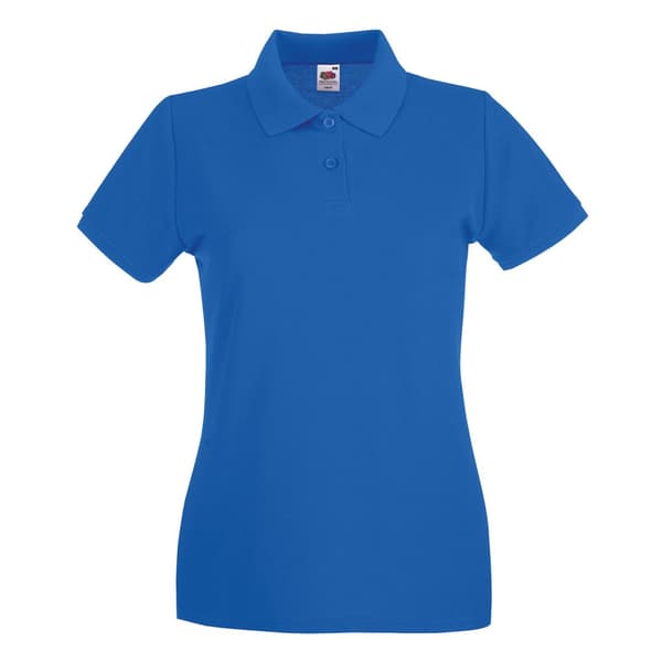 Fruit of the Loom Dam/damer Premium Cotton Pique Lady Fit polotröja