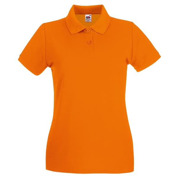 Fruit of the Loom Womens/Ladies Premium Cotton Pique Lady Fit Polo Shirt