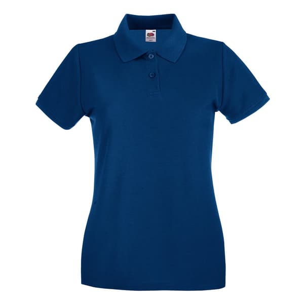 Fruit of the Loom Dam/damer Premium Cotton Pique Lady Fit polotröja