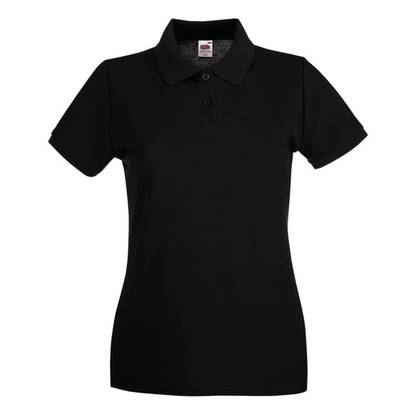 Fruit of the Loom Dam/damer Premium Cotton Pique Lady Fit polotröja