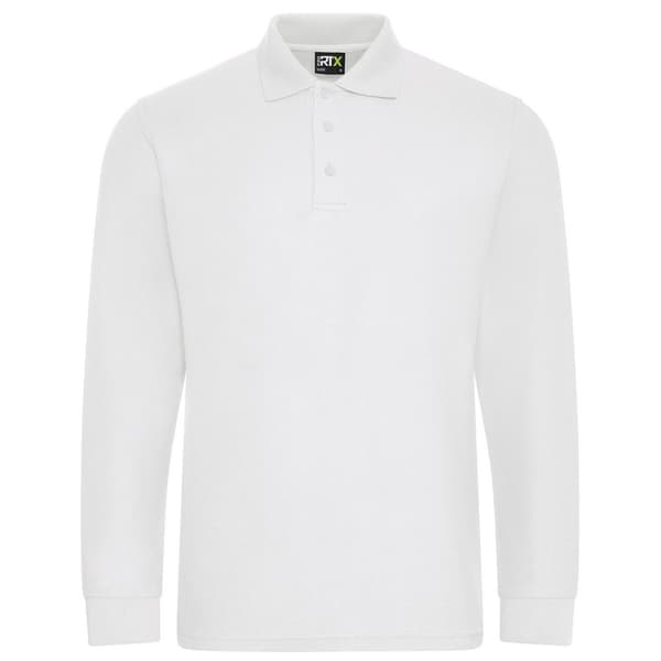 PRO RTX Mens Pro Pique Long-Sleeved Polo Shirt