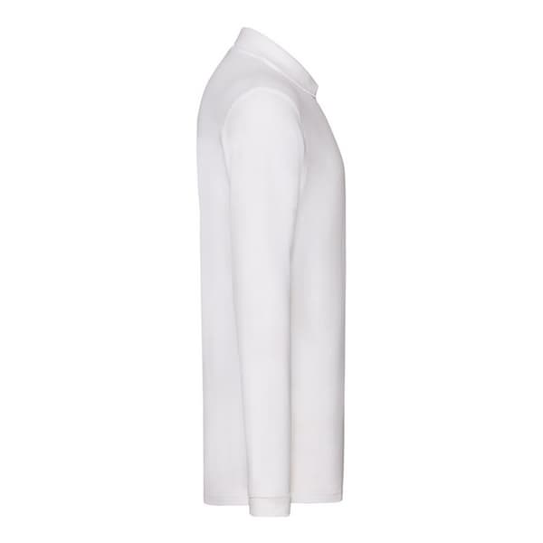 Fruit of the Loom Mens Cotton Pique Long-Sleeved Polo Shirt