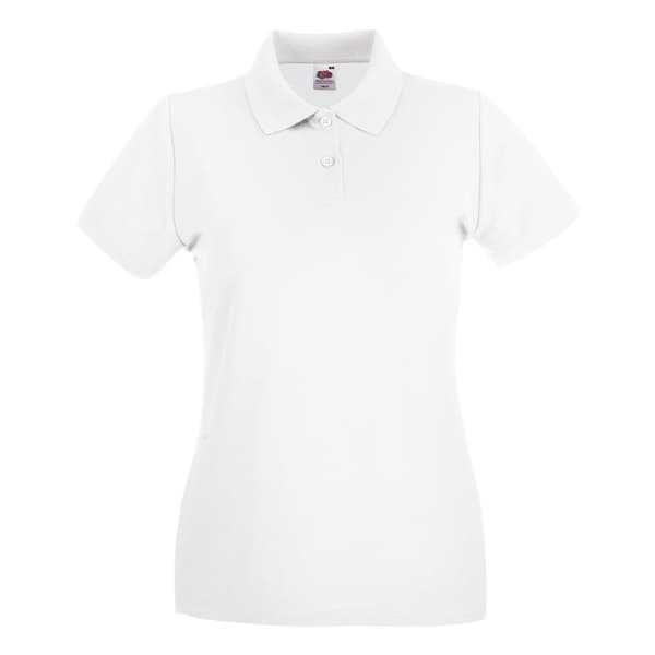 Fruit of the Loom Dam/Piké Bomull Lady Fit Polotröja