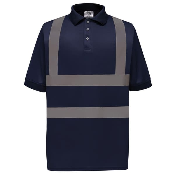 Yoko Unisex Adult Hi-Vis Short-Sleeved Polo Shirt