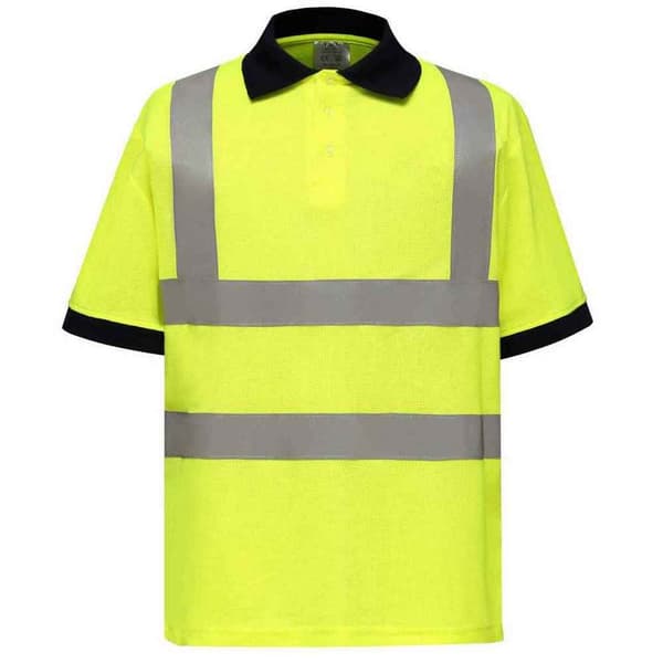 Yoko Unisex Adult Hi-Vis Short-Sleeved Polo Shirt