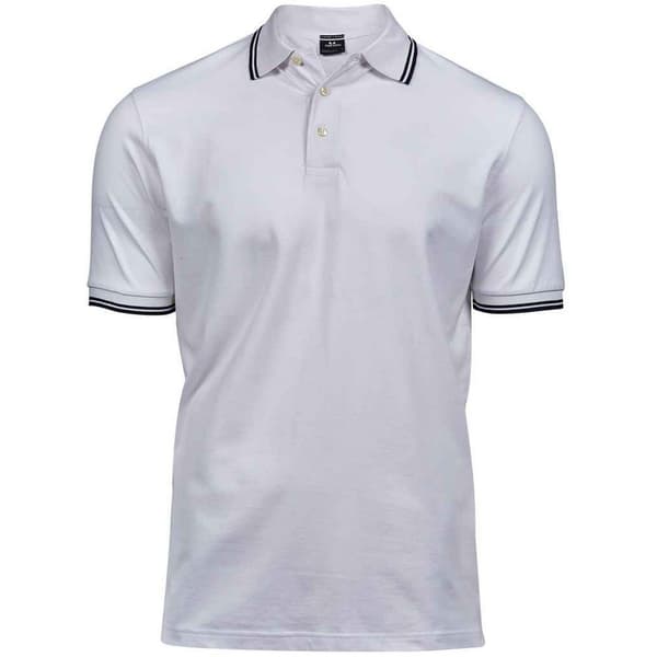Tee Jays Mens Tipped Stretch Polo Shirt