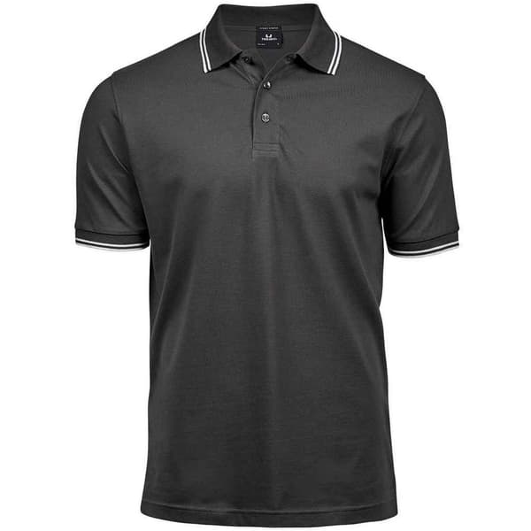 Tee Jays Mens Tipped Stretch Polo Shirt