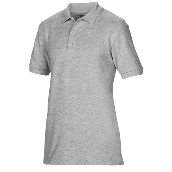 Gildan Mens Hammer Plain Double Piqué Polo Shirt