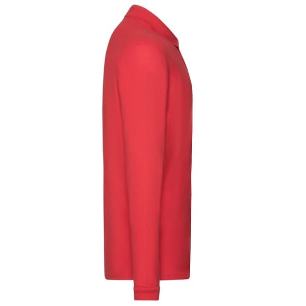 Fruit of the Loom Premium Pique långärmad polotröja för herrar