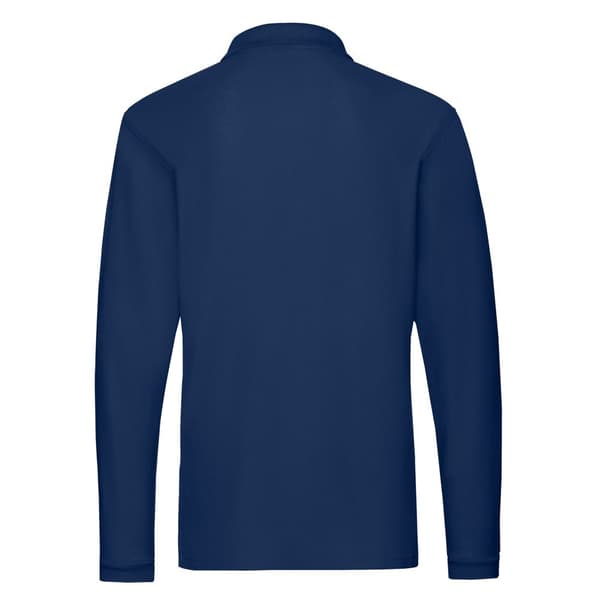 Fruit of the Loom Premium Pique långärmad polotröja för herrar
