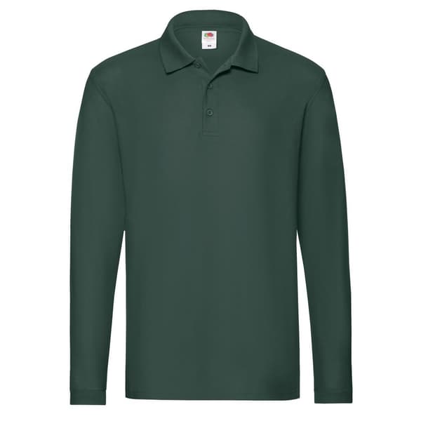Fruit of the Loom Mens Premium Pique Long-Sleeved Polo Shirt