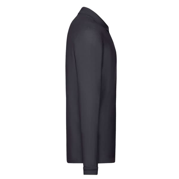 Fruit of the Loom Premium Pique långärmad polotröja för herrar