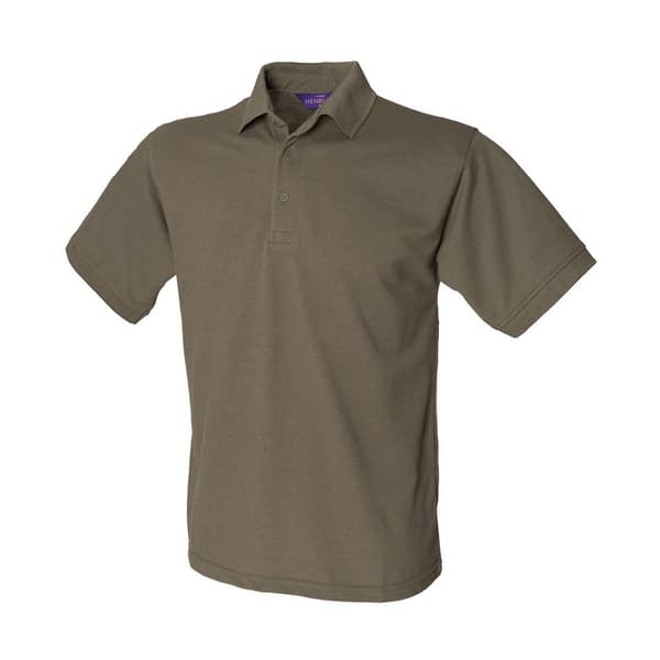 Henbury Mens Polycotton Heavy Polo Shirt