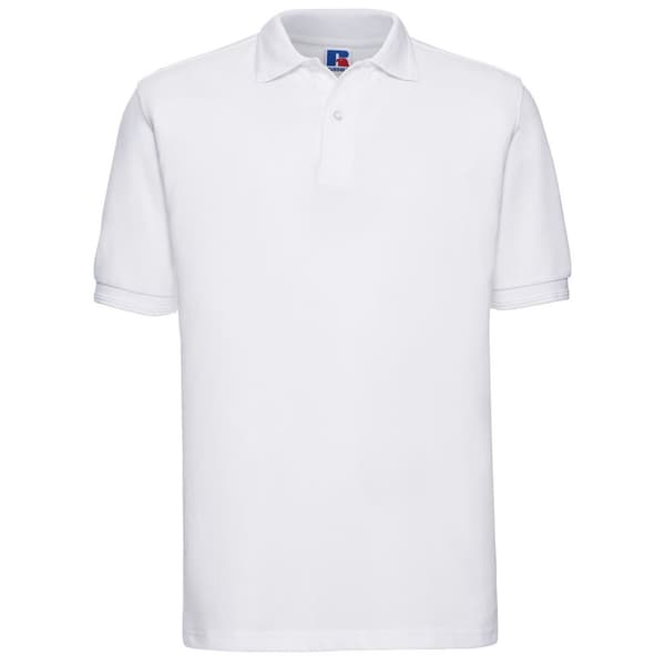 Russell Mens Polycotton Pique Hardwearing Polo Shirt